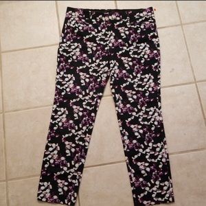BR Floral Pants 12 NWOT